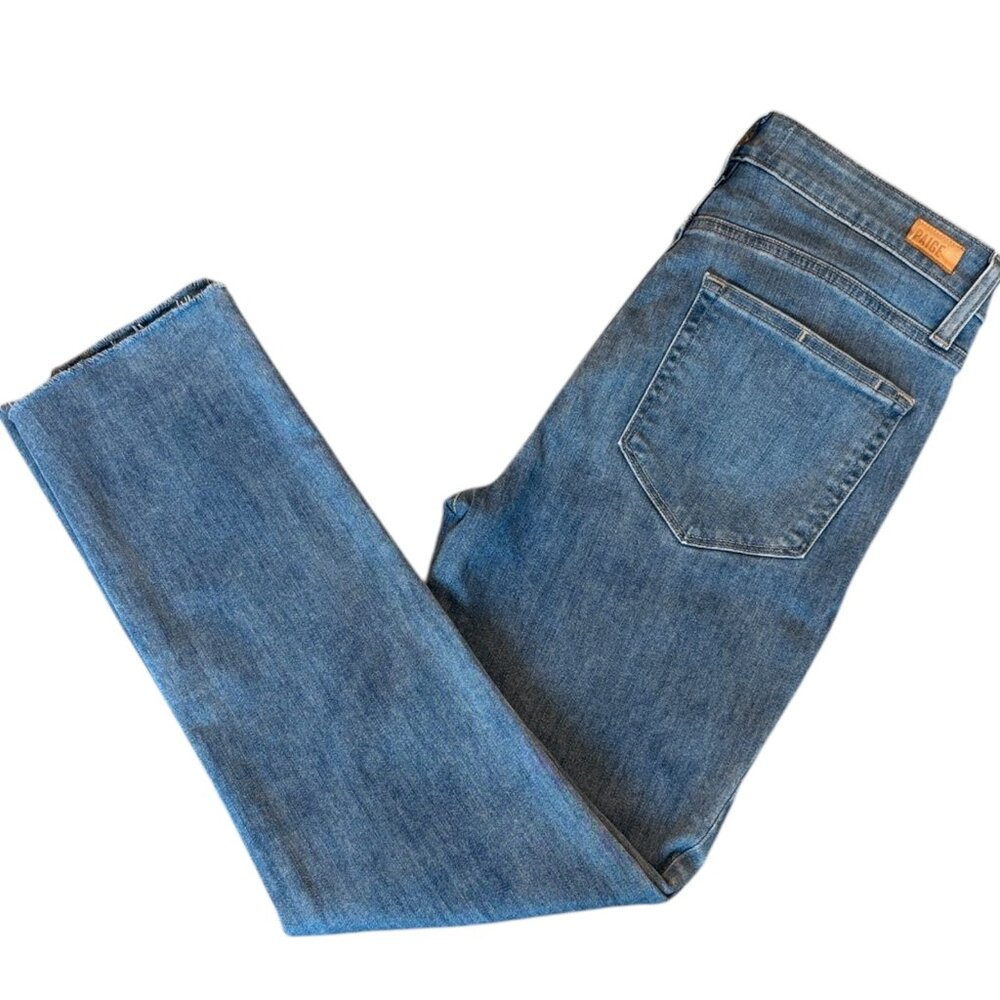 Paige Hoxton Slim Jeans Myla Wash High Rise Stretch Denim Blue Women’s Sz 29 - Picture 9 of 16